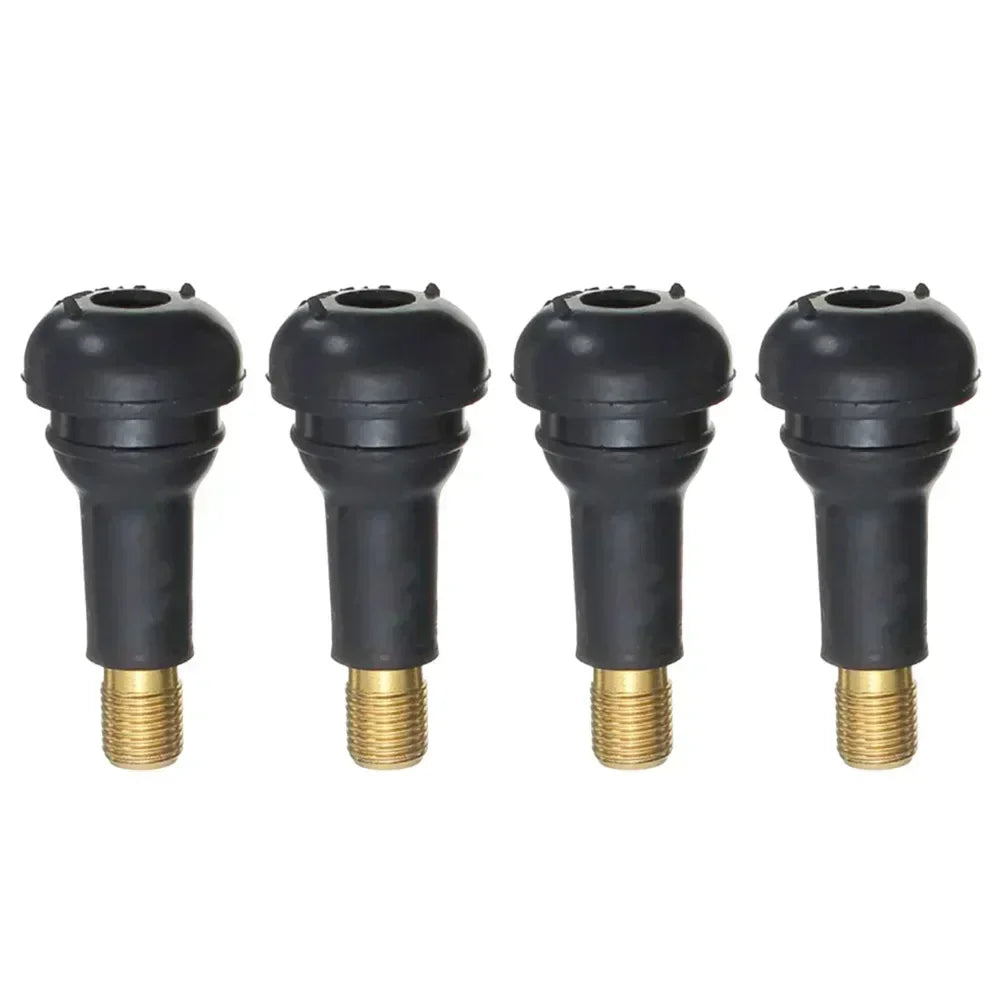 4pcs TR412/TR413 High Quality Tire Valve Stem Universal Rubber Tubeless Nozzle With additional angle