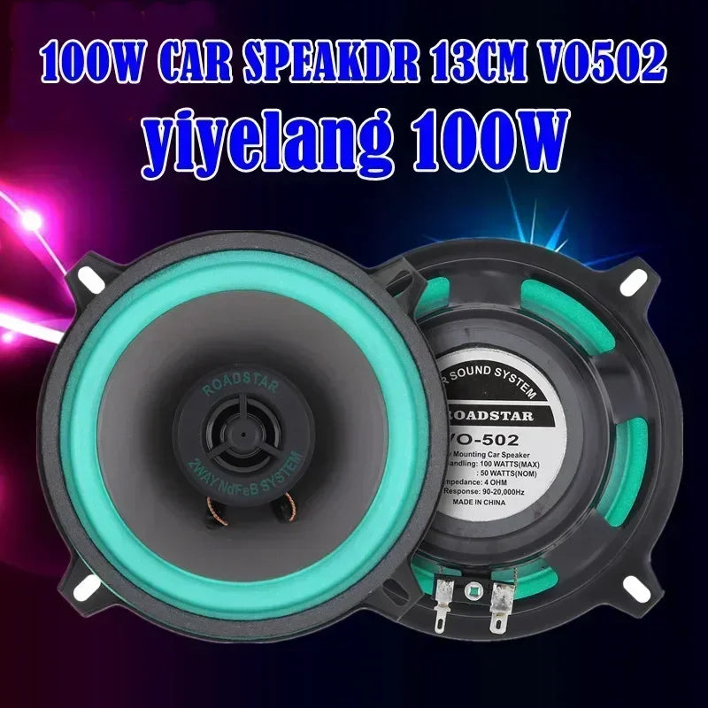 4/5/6.5 Inch Universal Car Coaxial Speakers HiFi Automotive Audio Full Range Frequency close-up view