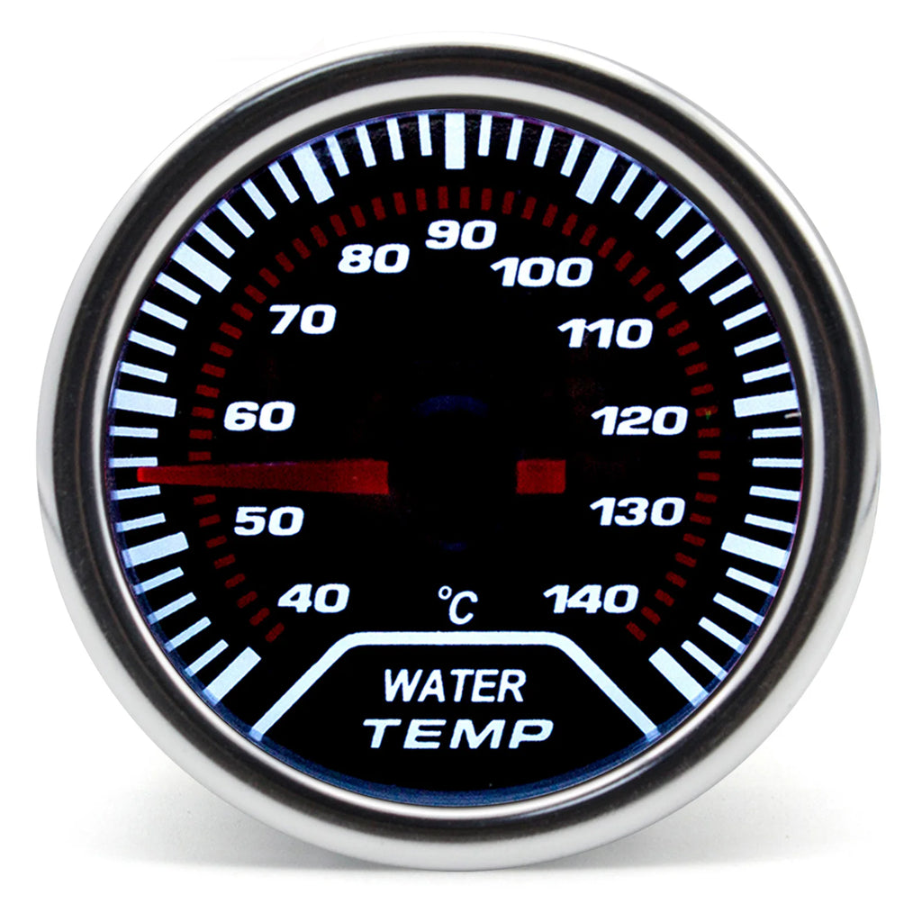 Water Temp/Oil Temp/Oil Press/Voltage/Tachometer/Air Fuel Ratio/EGT/Boost/Vacuum Gauge 52mm Analog White Led 52MM Gauge Holder