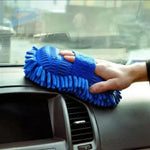 1Pc Car Wash Microfiber Chenille Car Wash Sponge Care Washing Brush Pad Washing Towel Auto Gloves St