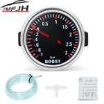 3 Bar Boost Gauge Car Turbo Boost Meter 2" 52mm | Mechanical Boost Indicator for Gasoline Engines