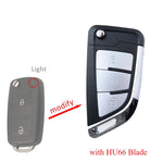 2 3 Bottons Car Key Fob Case Shell Housing for Volkswagen Vw Beetle/Caddy/Eos/Golf/Je lifestyle view