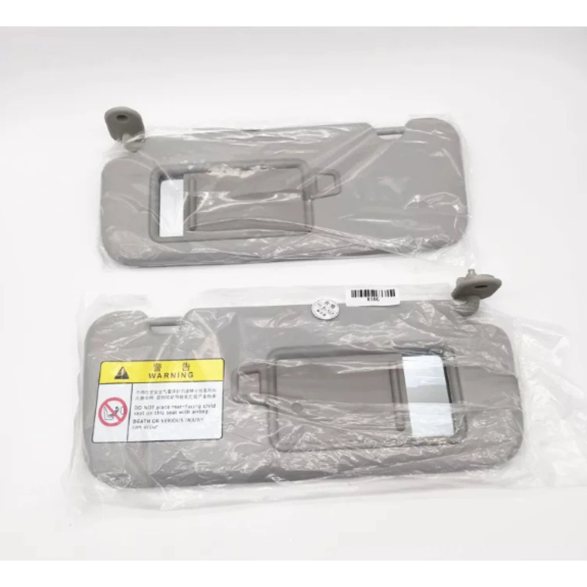 Black Car Sun Visor with Makeup Mirror Fit for Kia K3 Forte Cerato 2019-2021 Interior Sun Shade Guard OE:85210-Q81000WK 85220-Q8