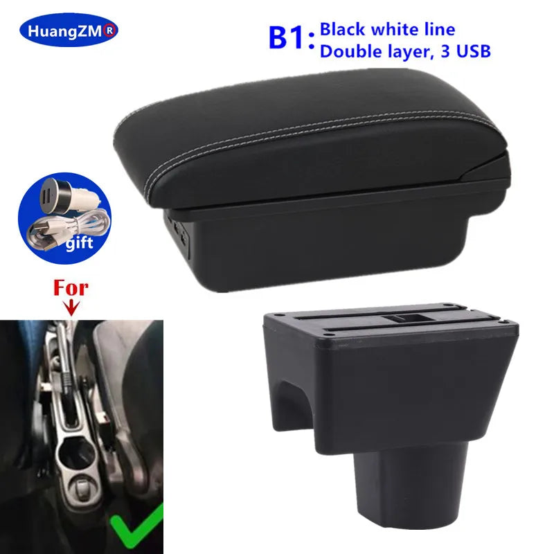 For Renault Duster Armrest For Nissan Terrano 3 Dacia Duster Oroc Car Armrest Box 201 lifestyle view