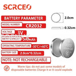 CR2032 3V Lithium Button Battery 210mAh for Watch Remote Toy alternate view