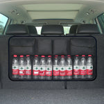 Oxford Cloth Car Trunk Storage Bag Organizer With Four Pockets detail view