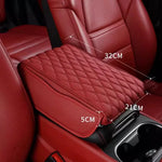 Car Armrest Pad Organizer Bag Thicken Memory Foam Anti Scratch Pads Center Console Car Elbow Rest Storage Pocket Goods