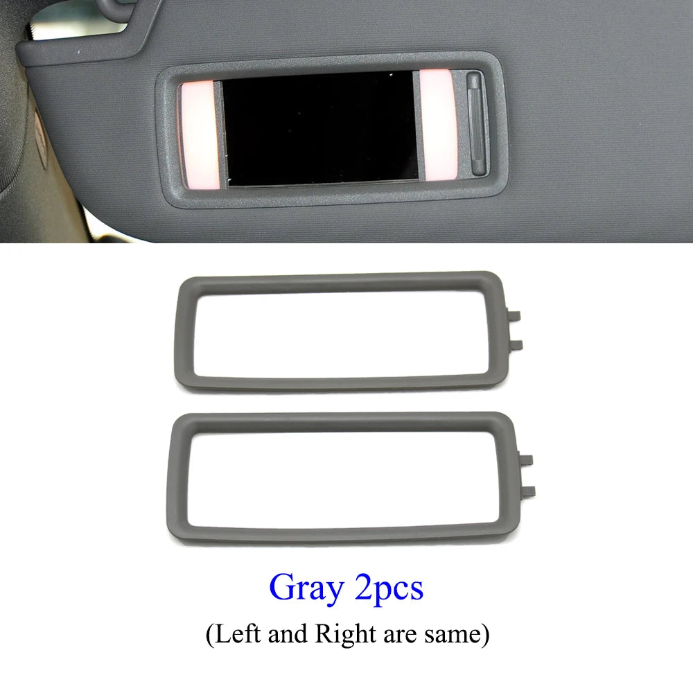 Car Inner Left Right Sun Visor Mirror Holder Outer Panel Makeup Cosmetic Cover  For Porsche Panamera 970 2010-2016 970731031AY1