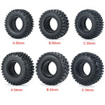 1.0 Inch Soft Rubber RC Crawler Tires 4Pcs for TRX-4M Axial SCX24 alternate view