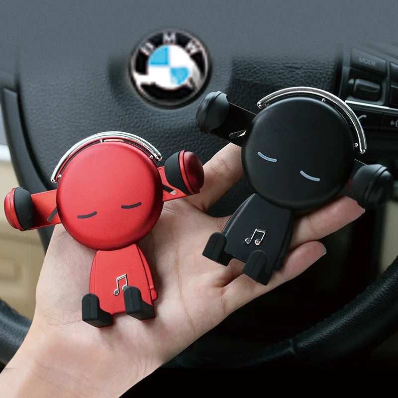 Gravity Car Phone Holder Air Vent Clip Universal Multifunctional Car Phone Mount for IPhone Xiaomi Samsung Car Accessories
