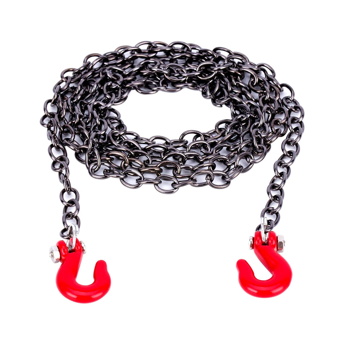 Metal Recovery Drag Chain Trailer Hitch Shackle for 1/10 RC Crawler TRX4 SCX10 Wraith close-up view