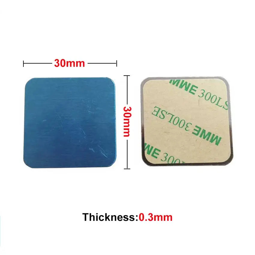 JCD 10PCS Metal Plate Sticker Disk for Magnetic Car Phone Holder | Universal Iron Sheets detail view