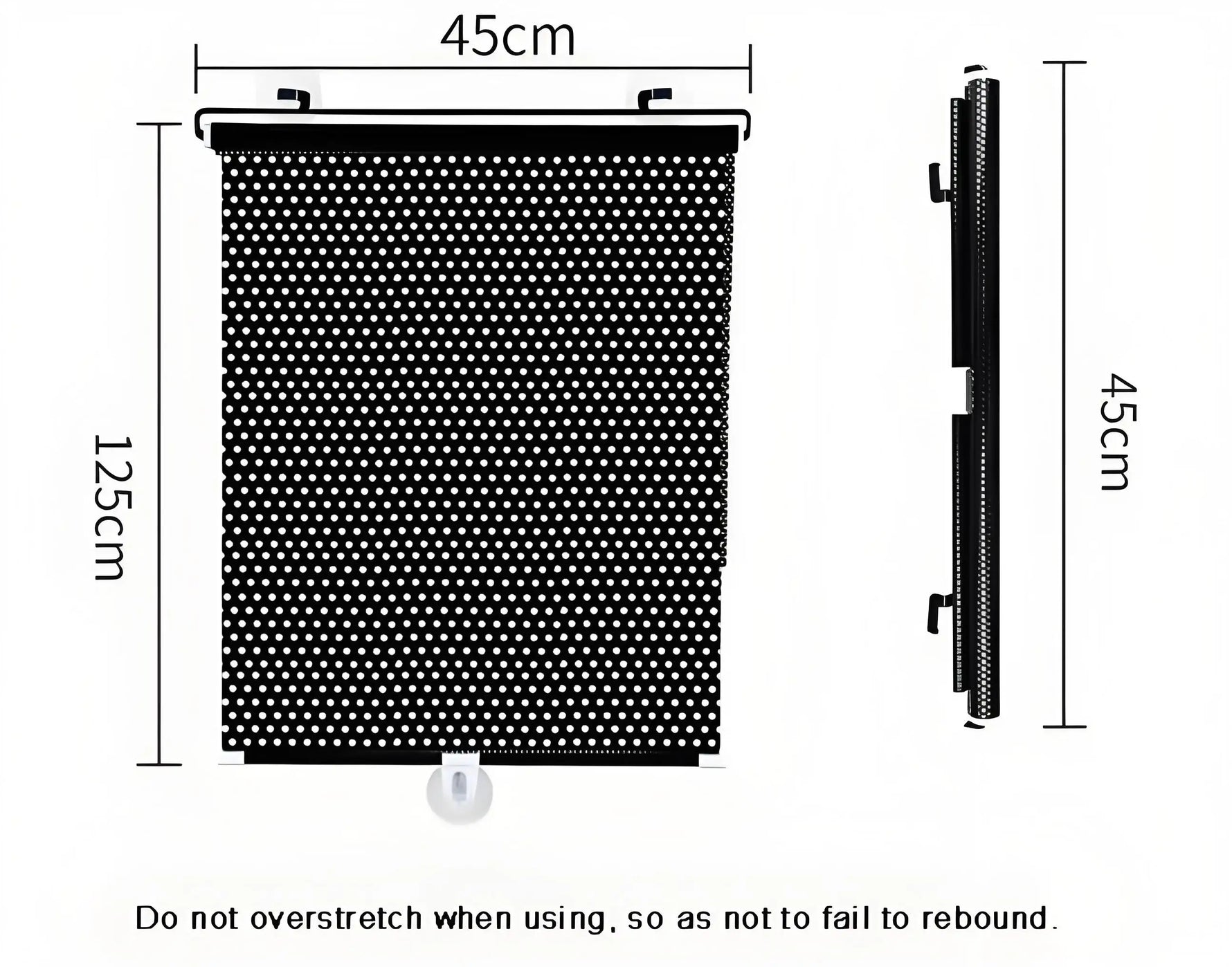 Retractable Windshield Sun Shade | Universal Car Sunshade for Front and Rear Windows lifestyle view