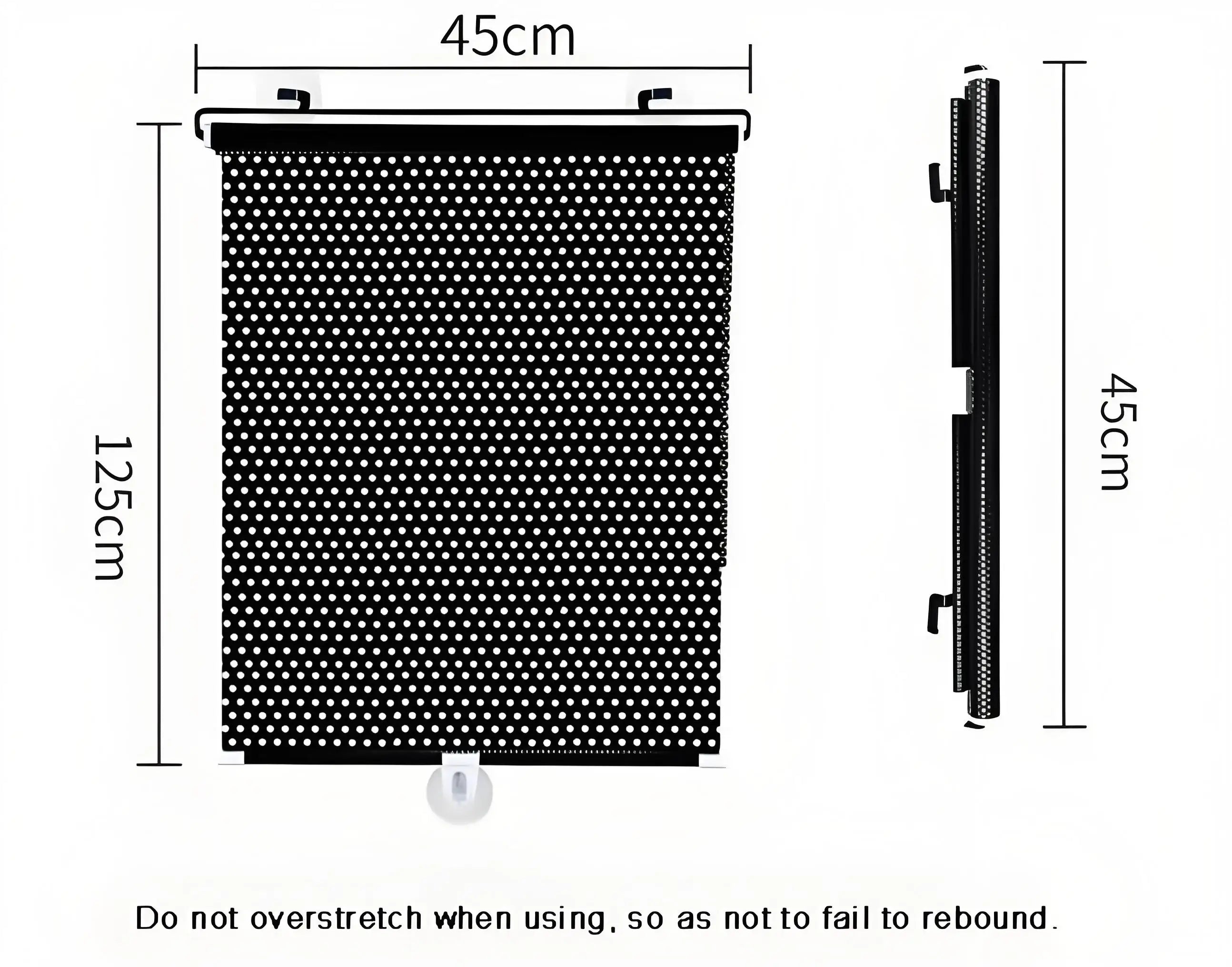 Retractable Windshield Sun Shade | Universal Car Sunshade for Front and Rear Windows lifestyle view