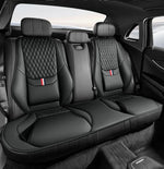 Universal Ergonomic Car Seat Cover Built-in 6cm Lumbar Support and Leg Bolster Breatha close-up view
