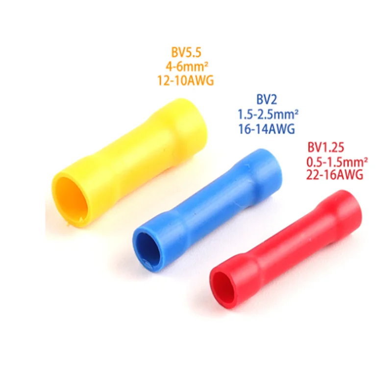 50pcs Assorted Insulated Crimp Terminals Electrical Wire Cable Butt Connectors Crimpi lifestyle view