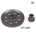 HSP Steel Metal Spur Differential Main Gear 17T/21T/26T/29T/64T Pinion Gear