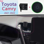 Magnetic Car Phone Holder For Toyota Camry MK8 2021 2022 15W Wireless Charging Phone Stand MagSafe Base Car Accessories