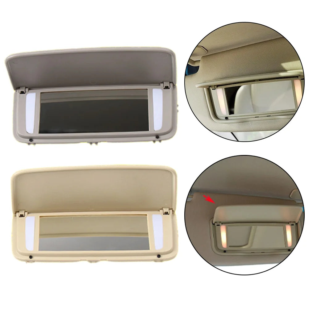 Makeup Light Cap Sun Visor Mirror In-car Makeup Application Easy Installation No Tools For Volvo XC60 2009-2012