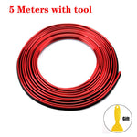 Car Moulding Decoration Flexible Strips1/3/5M Interior Auto Mouldings Car Cover Trim alternate view