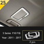 Car Interior Front Reading Lamp Frame For BMW 5 Series F10 F11 F18
