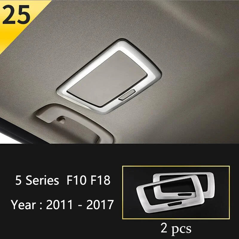 Car Interior Front Reading Lamp Frame For BMW 5 Series F10 F11 F18