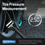 CARSUN Portable Air Compressor | Digital Tire Inflator with LED Light for Cars and Mo lifestyle view
