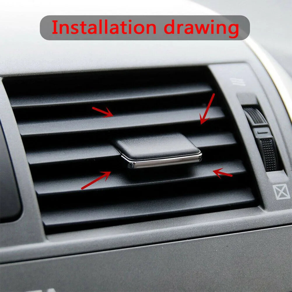 4Pcs Front Air Conditioning Vent Outlet Tab Clip Kit For Toyota Vent Louvre Blade Adjust Slice Clamp Car Accessories