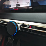 For BMW IX 2026 2025 2024 2023 2022 Car Center Console AC Vents Phone Holder Magnetic Wireless Charger Stand Trim Accessories