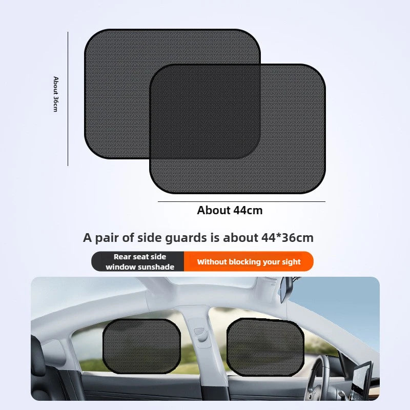 Car Sunshade | UV Blocking Mesh Side Window Sunscreen for Car alternate view