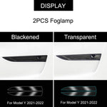 For Tesla Model 3 Y 2017-2023 TPU Blackened Headlight Taillight Foglight Protective additional angle