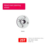 Black Multi Dof Robot Parts Accessory M3/M4 Screw U Beam Servo Bracket For Robot Kit Standard Part Steering Bearing Bracket Kit