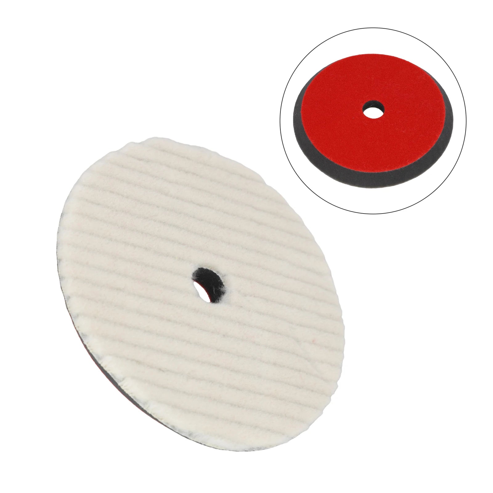 6/7 Inch Car Polishing Pad | Auto Soft Wool Buffing Disc for Professional Detailing