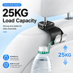 Multifunction Car Headrest Hook Storage Holder Adjustable Auto organize Headrest Package Clip Car Storage Interior Accessories
