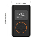 Portable Tire Inflator Air Compressor with Auto Shut-Off, 150Psi Car Tire Pump with Digital Pressure Gauge/Led Light, Rechargeable Lithium Battery, Suitable for Car Tires, Motorcycles, Balls, and Sports Equipment