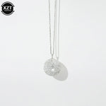 Car Crystal Ball Pendant Car Rearview Mirror Pendant Bling Bling Rhinestone Ball Car Interiot Decoration Car Accessories
