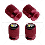 For Volvo R Design Emblem Aluminum Tire Valve Caps | 4-Pack Dust Covers alternate view