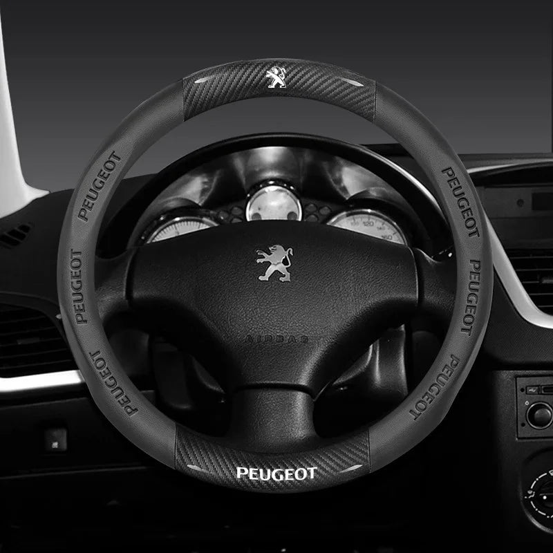 Car Steering Wheel Cover For Peugeot 106 107 108 206 207 208 301 307 308 406 407 408 508 607 2008 30