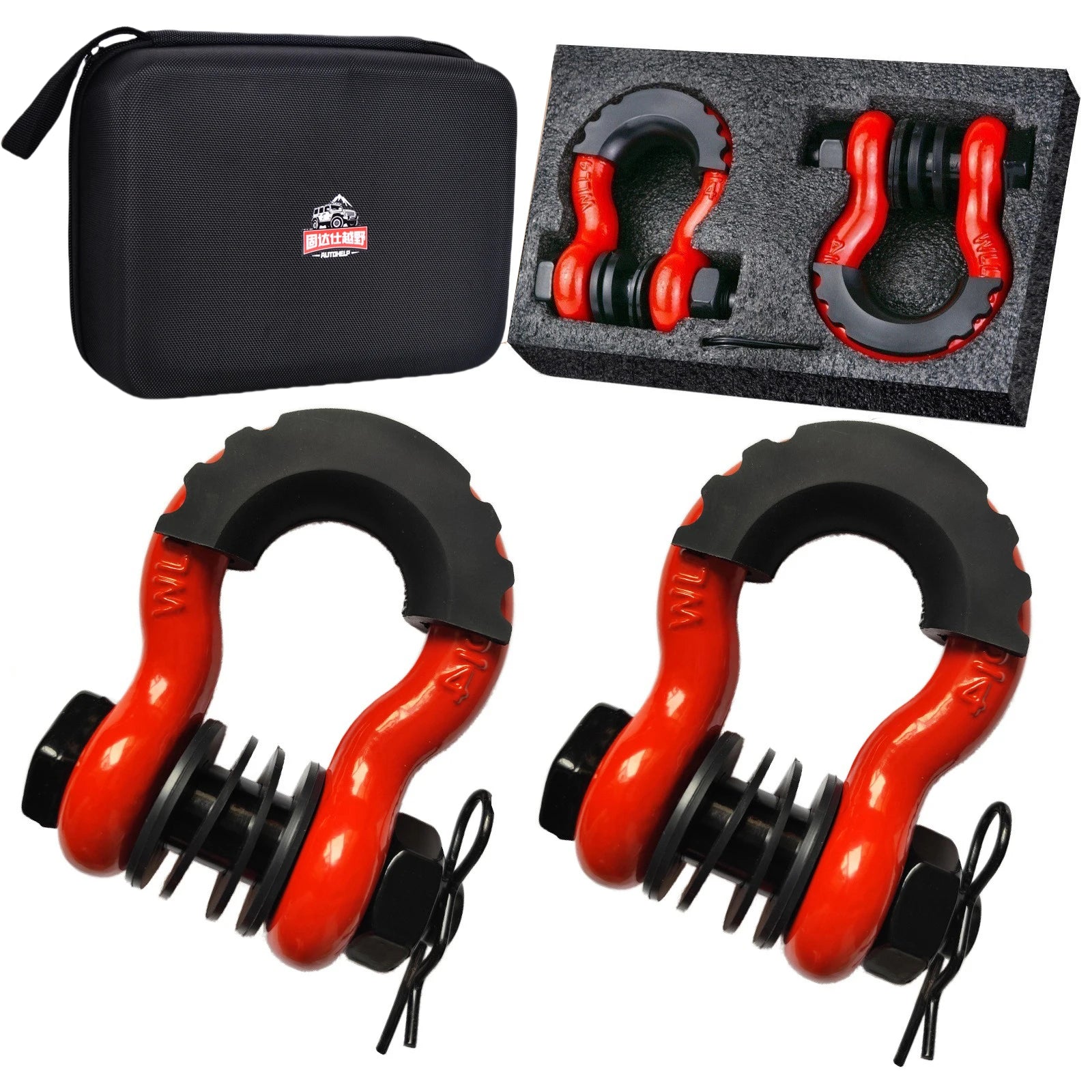 D-Ring Shackle 28660lbs Break Strength | Off-Road Vehicle Recovery additional angle