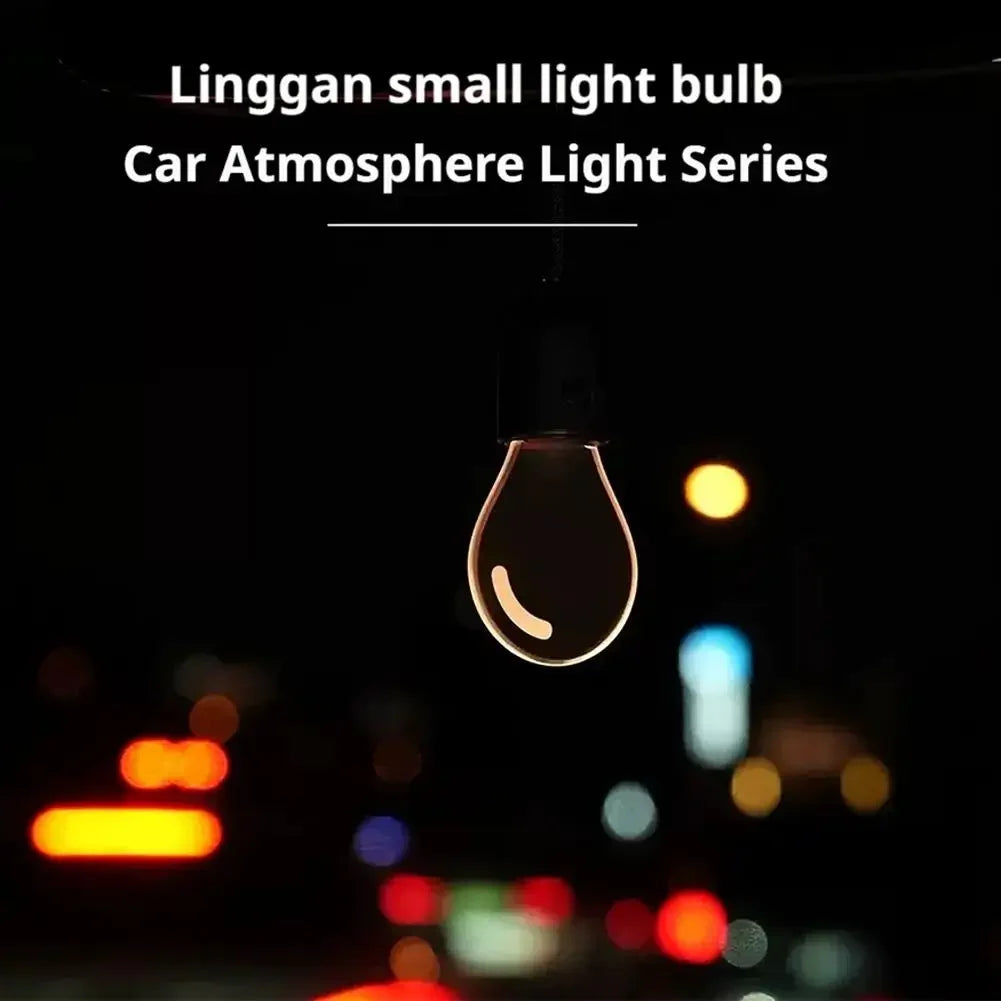 Retro Small Bulb LED Car Hanging Ornament Ambient Lighting For Long Trips