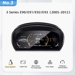 LCD Dashboard for BMW E90 E70 E71 E60 E81 E87 F10 F20 F30 F32 F06 E84 F48 E83 F25 F additional angle