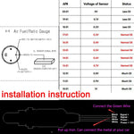 Universal 52mm Air Fuel Ratio Gauge | LED Digital Display with Wideband O2 Sensor Kit alternate view