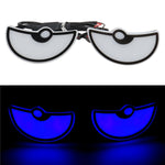 2PCS 12V LED Demon Eye Motorcycle Tail Lights close-up view