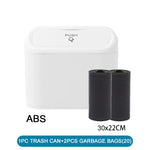 Car Trash Can (with Lid) Contains 60 (300) Garbage Bags, Small Car Trash Can, Leak- additional angle