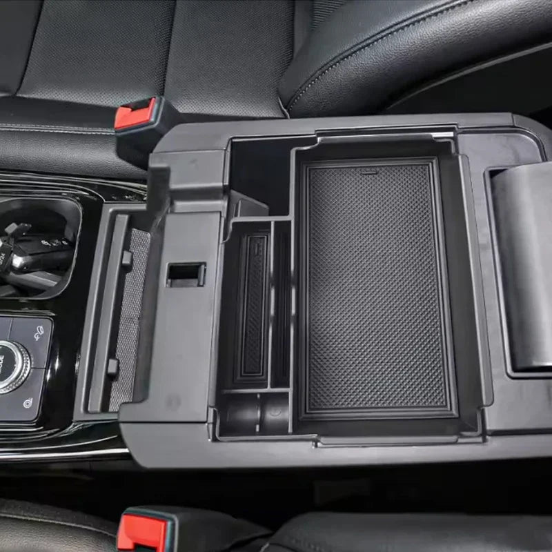 Car Armrest Box Storage Tray For Ford Explorer 2020-2025 Center Console Organizer Holder Case Container Accessories