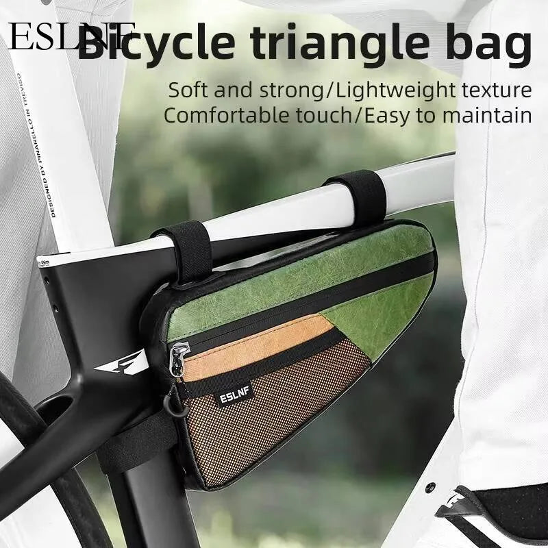 ESLNF Fit Bag, Capacity For Road Triangle Mountain Large Top Durable Tube Universal Bike detail view
