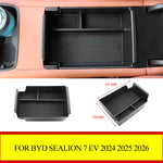 ABS Car Center Console Armrest Box Tray For BYD Sealion 7 EV 2024 2025 2026 Organizer Holder Accessories