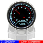 2" 52mm Car Turbo Boost Gauge Set | 12V Smoked Lens Gauges for Gasoline Cars detail view