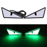 Universal Car LED Devil Eyes Light Demon Eyes Headlight Motorcycle Mini Turn Signal Flas detail view