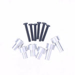 (YY)1Set MN82 LC79 MN82S Pro Brass Car Shell Raise the Column Heighten Bracket For 1/12 Modified Big Wheel Special Upgrade Parts